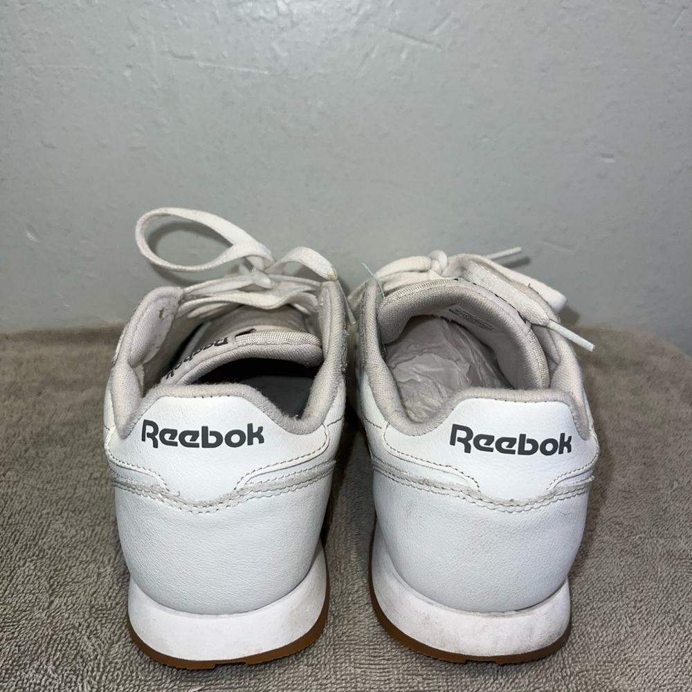 Reebok Classic White Leather Sneakers - Picture 5 of 5